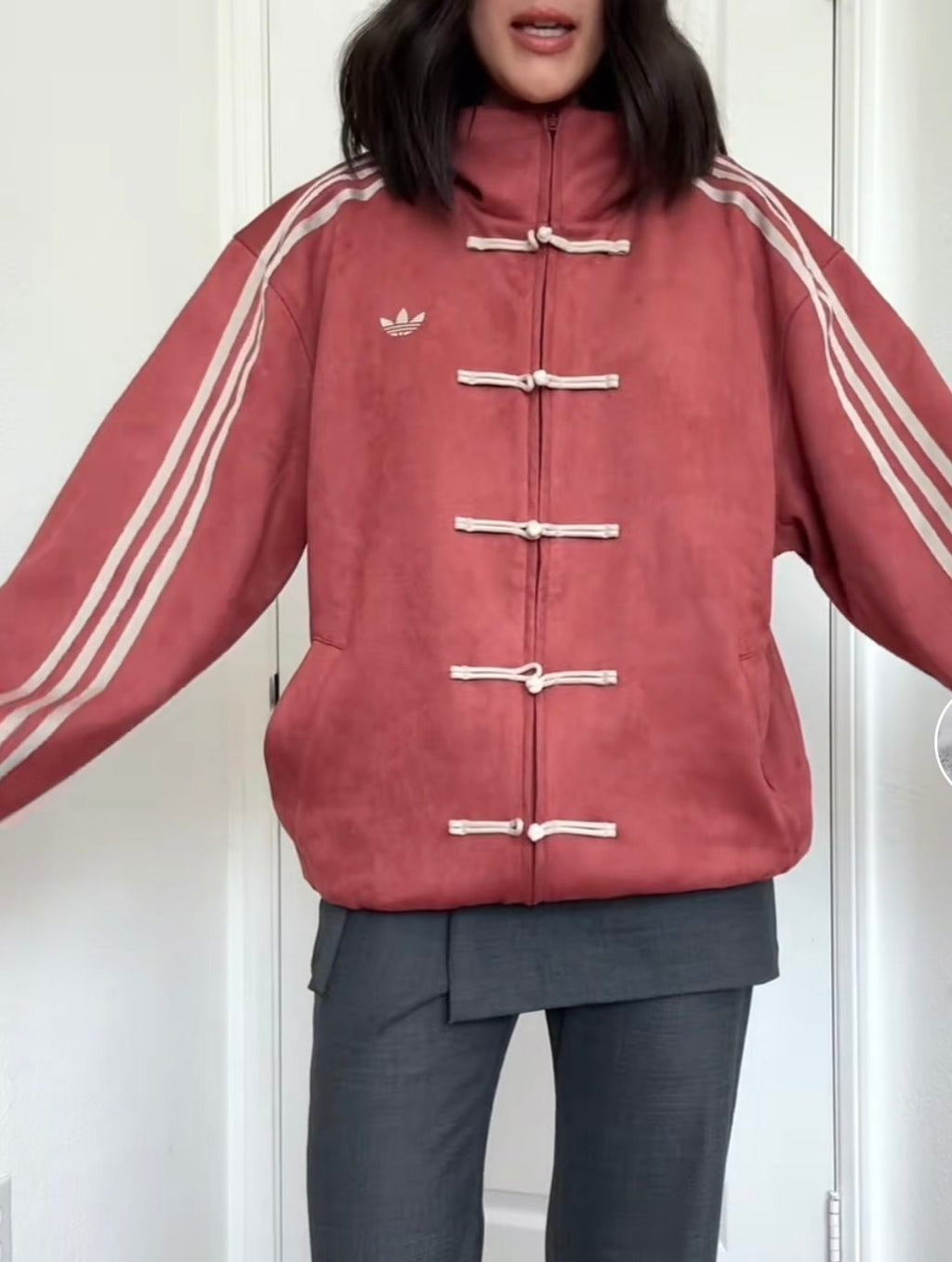 Red CNY jacket Chinese New Year streetwear jacket